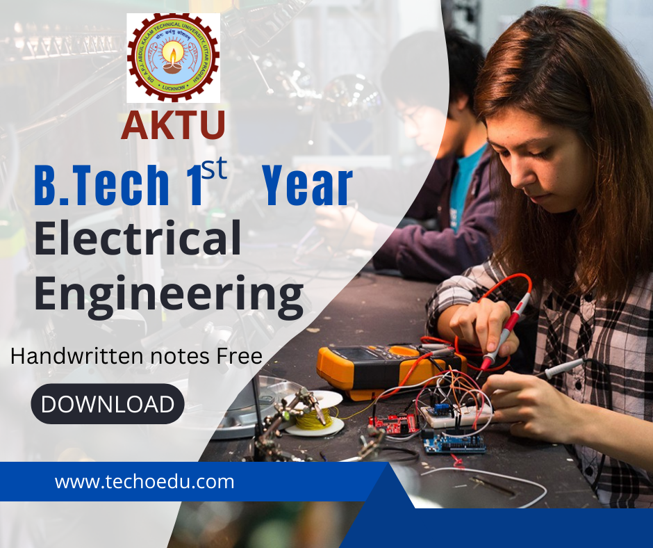 AKTU B.Tech First Year Electrical Engineering Free Handwritten Notes ...