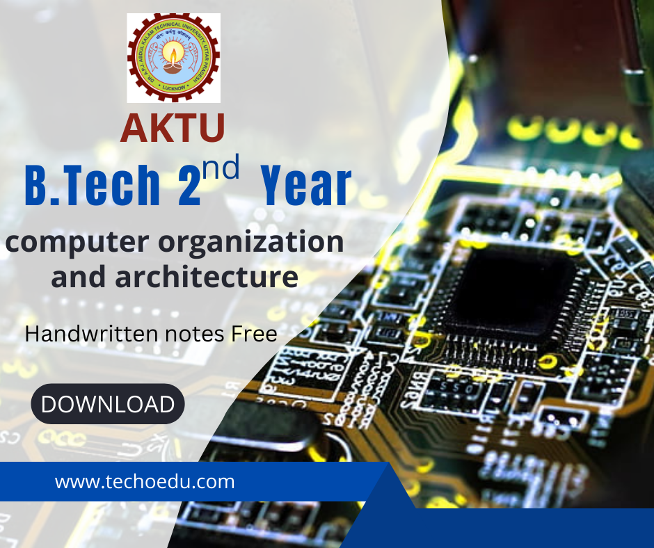 Aktu B Tech Second Year Computer Organization And Architecture Free